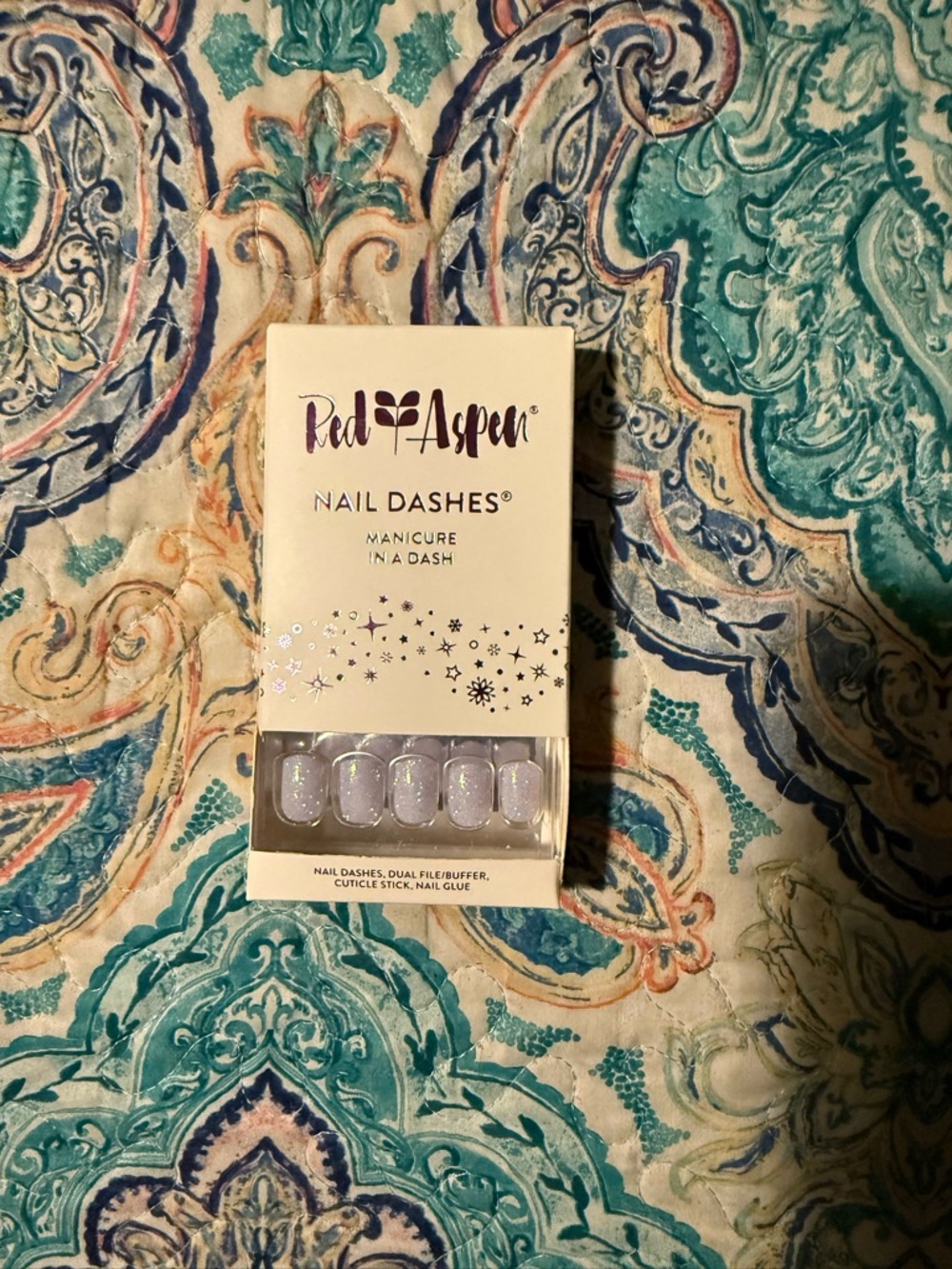 Red Aspen Nail Dashes Press-On Nails Cara-Sel Horse